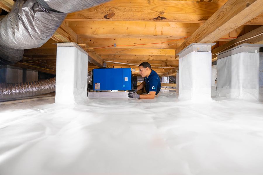 Crawl space repair and encapsulation Boston Massachusetts
